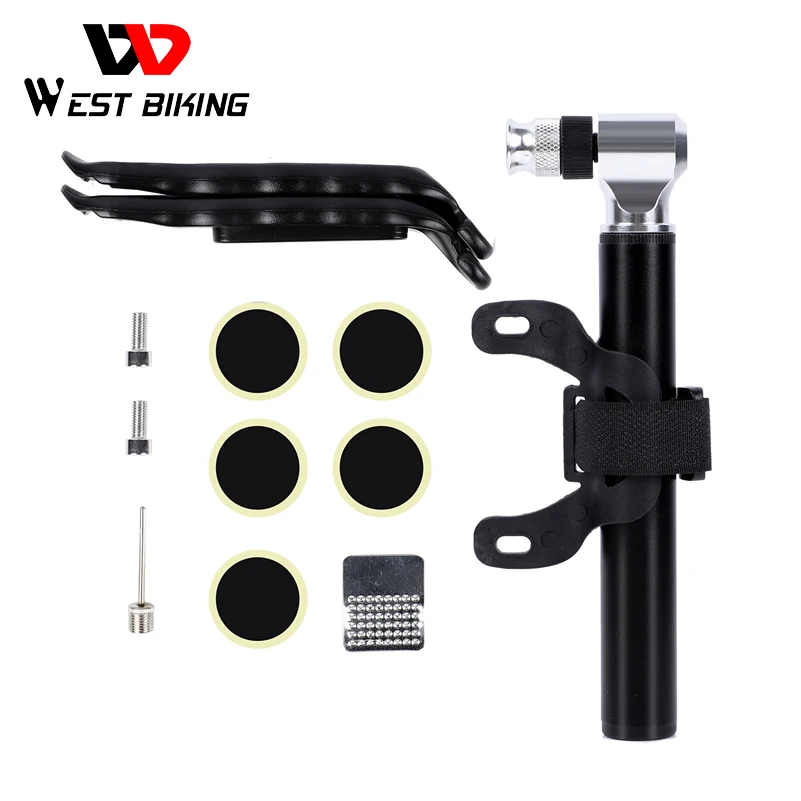 WEST BIKING Mini 300 Psi Bike Pump MTB Road Bicycle Hand Air Pump Bike Tire Lever Patch Schrader Presta Valve Cycling Pump
WEST BIKING Mini 300 Psi Bike Pump MTB Road Bicycle Hand Air Pump Bike Tire Lever Patch Schrader Presta Valve Cycling Pump