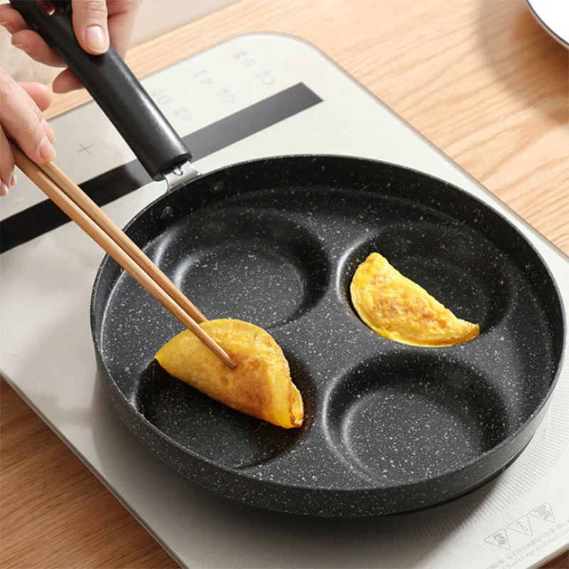 3/4 Four-hole Omelet Pan For Eggs Non-stick No Oil-smoke Breakfast Grill Pan Cooking Pot Ham PanCake Maker Frying Pans Creative
3/4 Four-hole Omelet Pan For Eggs Non-stick No Oil-smoke Breakfast Grill Pan Cooking Pot Ham PanCake Maker Frying Pans Creative