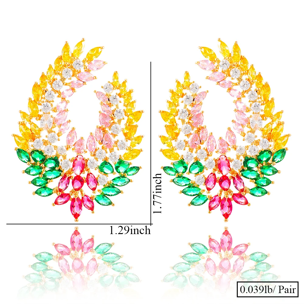 missvikki Hot Summer Passionate Romantic Shiny CZ Earrings For Women Bridal Wedding Girl Daily Party New Jewelry High Quality
missvikki Hot Summer Passionate Romantic Shiny CZ Earrings For Women Bridal Wedding Girl Daily Party New Jewelry High Quality