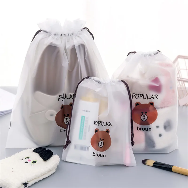 HOMETREE 5Pcs Cartoon Transparent Waterproof Travel Cosmetic Storage Bag Bundle Pocket Clothing Storage Bag Drawstring Bag NS23
HOMETREE 5Pcs Cartoon Transparent Waterproof Travel Cosmetic Storage Bag Bundle Pocket Clothing Storage Bag Drawstring Bag NS23