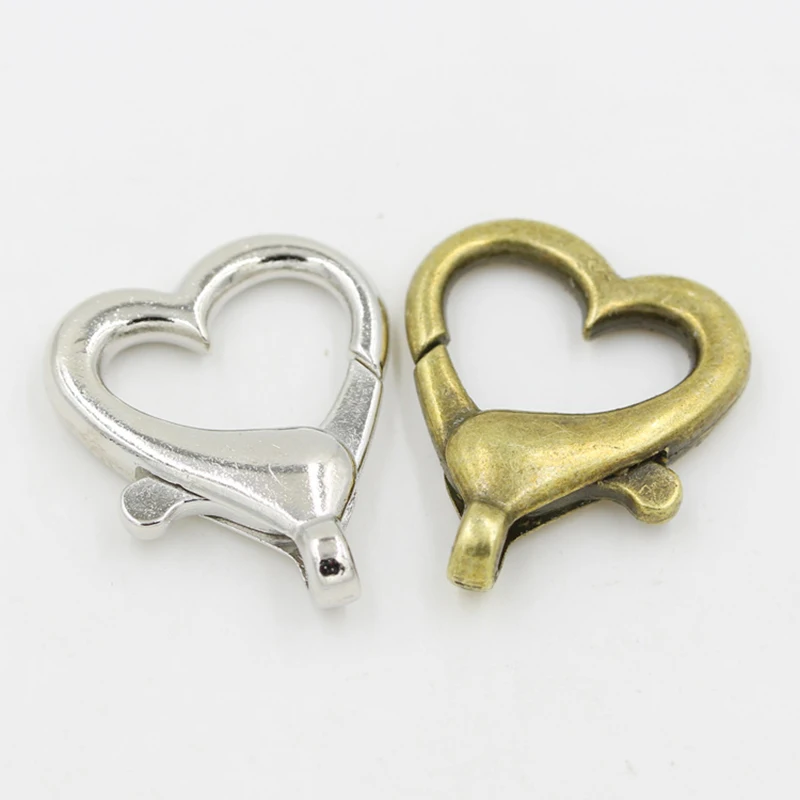10pcs 22x27MM Antique Bronze Love Heart Lobster Clasp Hooks Chain Connectors For DIY Jewelry Necklace Bracelet Making Findings
10pcs 22x27MM Antique Bronze Love Heart Lobster Clasp Hooks Chain Connectors For DIY Jewelry Necklace Bracelet Making Findings