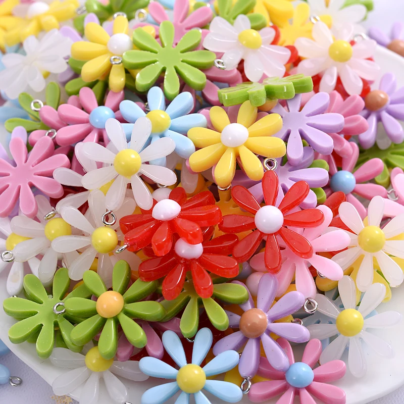 10Pcs/Lot 28mm Mixed Flower Shape Acrylic Beads Charm Pendants For Jewelry Making DIY Decoration Earring Keychain Accessories
10Pcs/Lot 28mm Mixed Flower Shape Acrylic Beads Charm Pendants For Jewelry Making DIY Decoration Earring Keychain Accessories