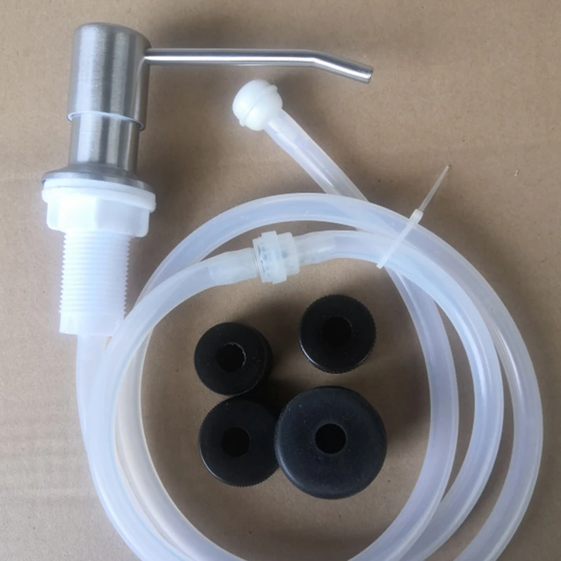 Soap Dispenser for Kitchen Sink and Tube Set, 47-Inch Tube is Directly Connected to teh Soap Bottle
Soap Dispenser for Kitchen Sink and Tube Set, 47-Inch Tube is Directly Connected to teh Soap Bottle