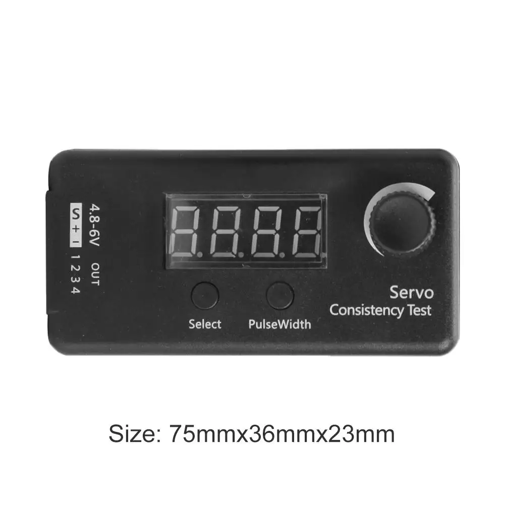 Steering Gear Servo Tester DC 4.8-6V 3 Modes Digital PPM Consistency Accurate Measurement for RC Helicopter Airplane
Steering Gear Servo Tester DC 4.8-6V 3 Modes Digital PPM Consistency Accurate Measurement for RC Helicopter Airplane