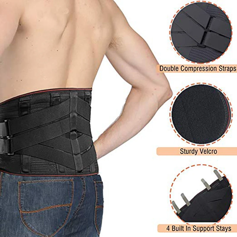 Lower Back Brace for Pain Relief Belt for Lifting Work Lumbar Support Back Strap for Relief of Pain from Sciatica Scoliosis
Lower Back Brace for Pain Relief Belt for Lifting Work Lumbar Support Back Strap for Relief of Pain from Sciatica Scoliosis