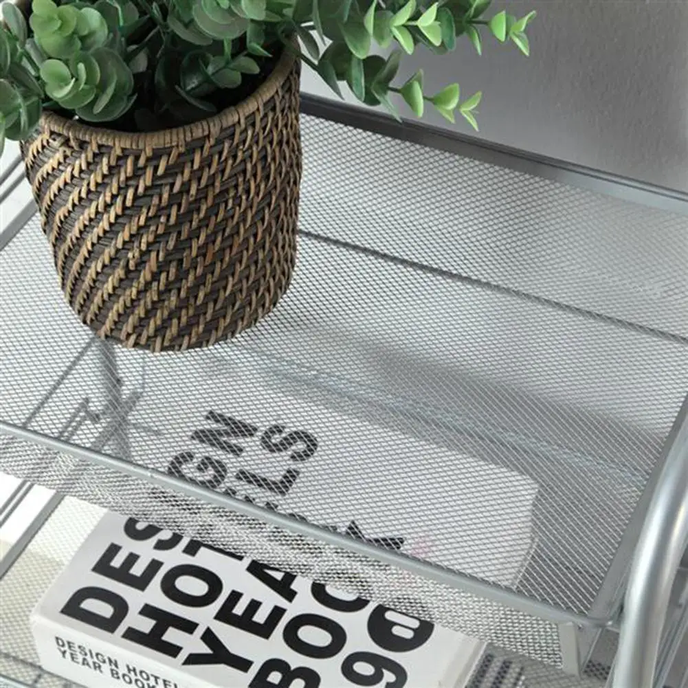 Practical Honeycomb Mesh Style 3 Layers Removable Storage Trolley Cart Rack
Practical Honeycomb Mesh Style 3 Layers Removable Storage Trolley Cart Rack