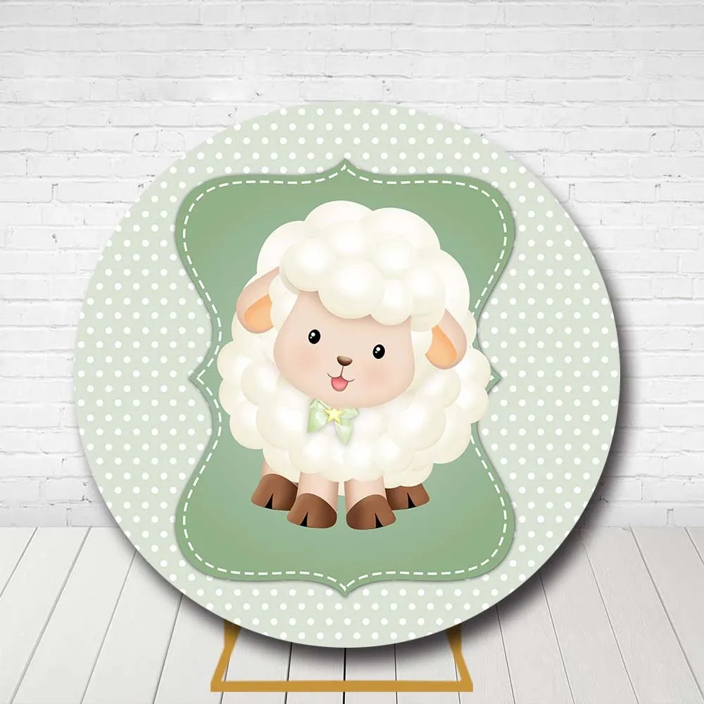 White Polka Dot Soft Sheep Baby Shower Photo Background Birthday Party Decoration Round Photography Background Cover Boy Girl
White Polka Dot Soft Sheep Baby Shower Photo Background Birthday Party Decoration Round Photography Background Cover Boy Girl