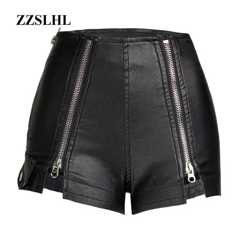 Womens Zipper Stitch Pu Leather Shorts High Waist Stretchy Velvet Autumn Winter Boot Short Female Imitation Leather Shorts S83
Womens Zipper Stitch Pu Leather Shorts High Waist Stretchy Velvet Autumn Winter Boot Short Female Imitation Leather Shorts S83