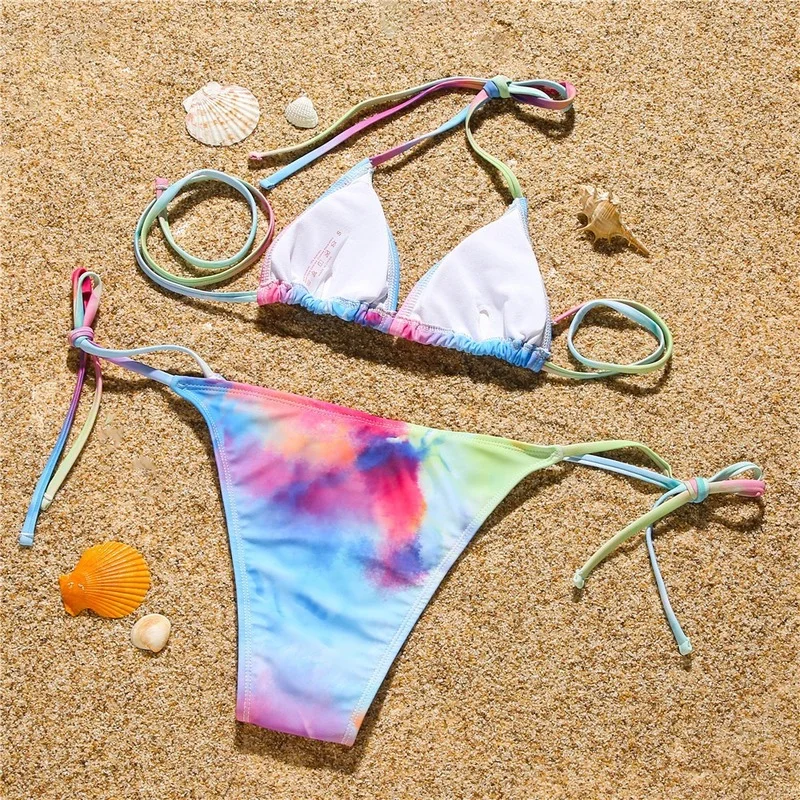 2021 New Sexy Tie-dye Print Backless Bikini and Smock Hot Style Swimsuit 3 Piece Bathing Suit sexy bikini
2021 New Sexy Tie-dye Print Backless Bikini and Smock Hot Style Swimsuit 3 Piece Bathing Suit sexy bikini