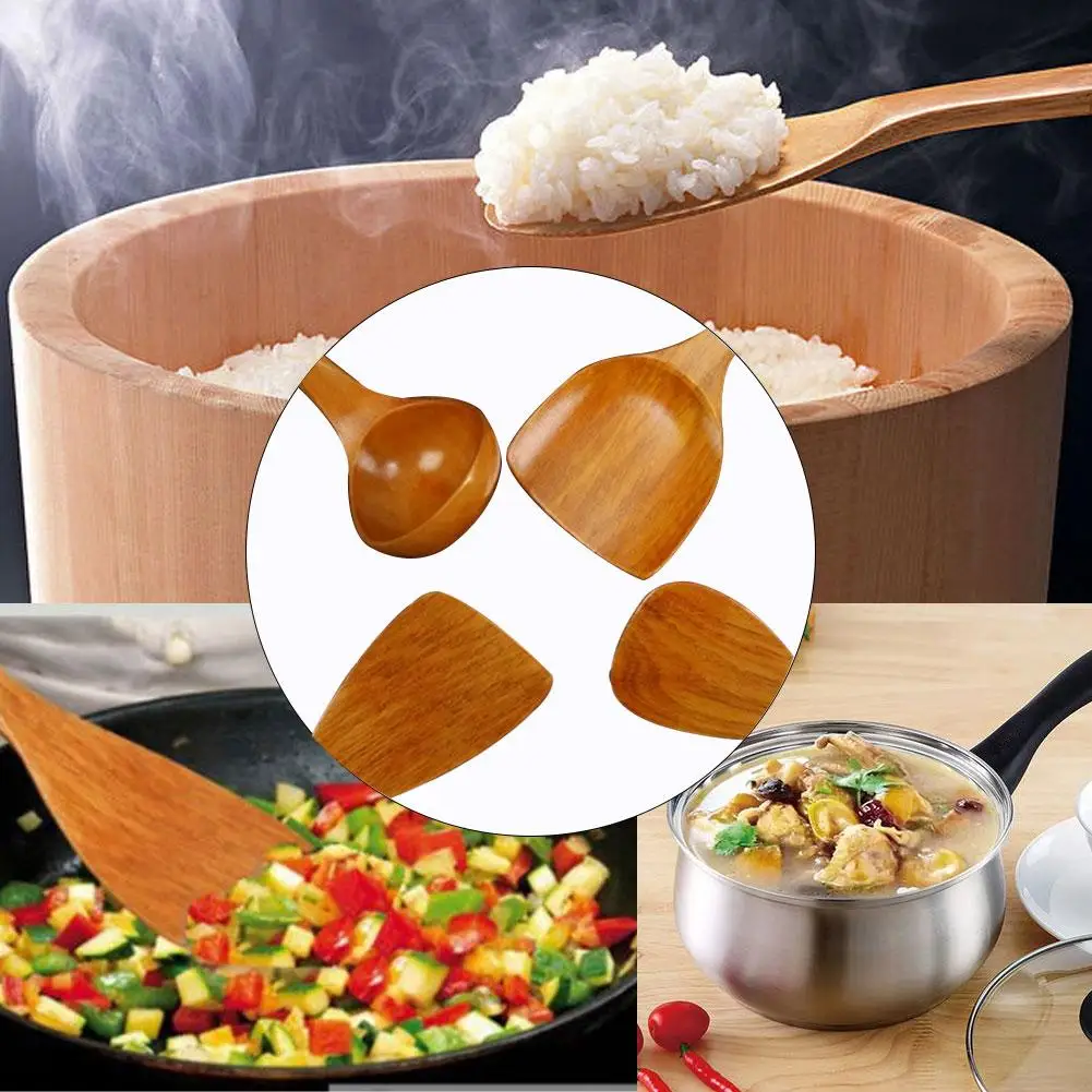 4 PCS Per Set Japanese Style Solid Wood Shovel Non-stick Special Spatula Set Wooden Wood Spatula Shovel Rice Spoon Wooden Spoon
4 PCS Per Set Japanese Style Solid Wood Shovel Non-stick Special Spatula Set Wooden Wood Spatula Shovel Rice Spoon Wooden Spoon