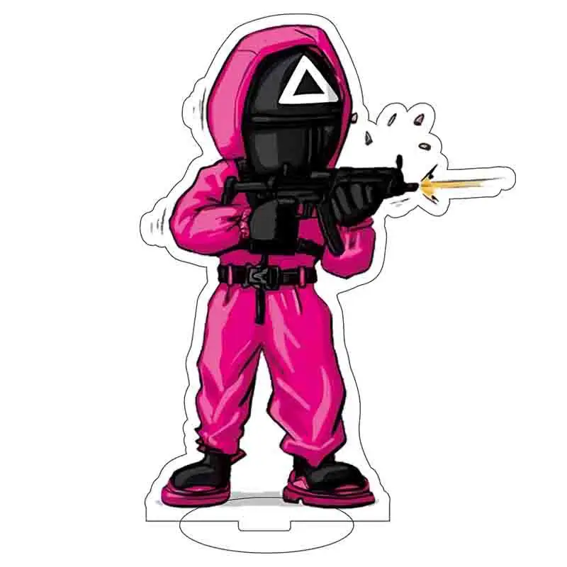 Hot Squid Game Acrylic Stand Up Card Anime Korean TV Cosplay Costume Movie Wooden Man Decoration Gift
Hot Squid Game Acrylic Stand Up Card Anime Korean TV Cosplay Costume Movie Wooden Man Decoration Gift