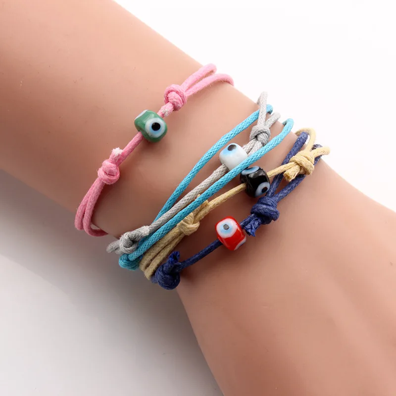 Lucky Eye Blue Turkish Evil Eye Bead Bracelet Braided Red Rope Adjustable Bracelet Handmade Jewelry for Women Girls Men LE863
Lucky Eye Blue Turkish Evil Eye Bead Bracelet Braided Red Rope Adjustable Bracelet Handmade Jewelry for Women Girls Men LE863