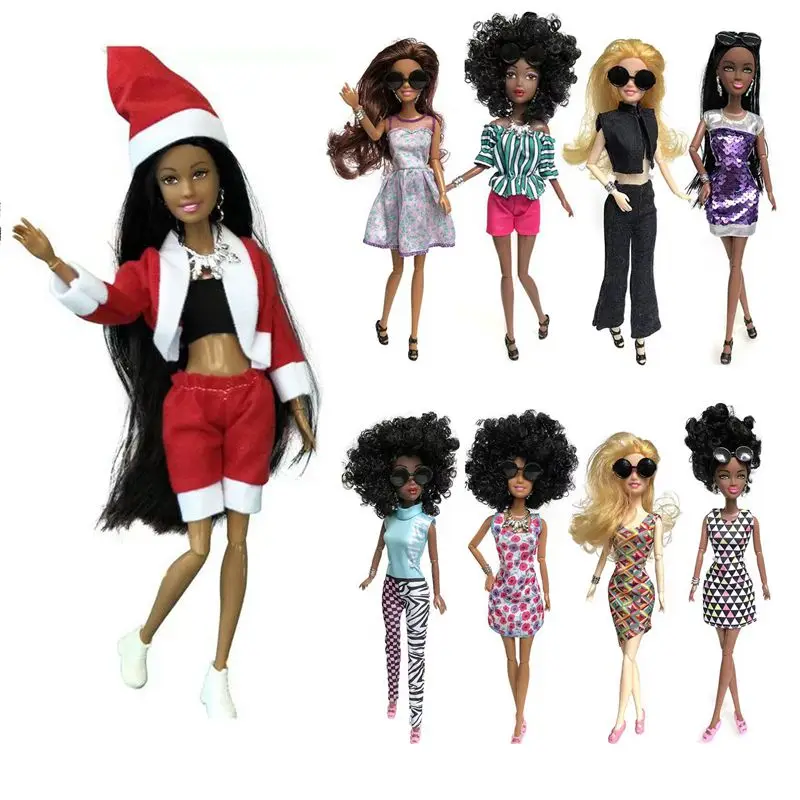 New Arrive Fashion Christmas Gifts Doll Princess African Figures Toy Black Body Dress For Barbie Game Best DIY New Year Present
New Arrive Fashion Christmas Gifts Doll Princess African Figures Toy Black Body Dress For Barbie Game Best DIY New Year Present