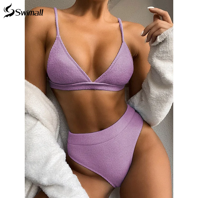 2020 Solid Sexy High Waist Bikini Set Women Swimsuit Push Up Swimwear Ribbed Biquini Bathing Suit Summer Bather Female
2020 Solid Sexy High Waist Bikini Set Women Swimsuit Push Up Swimwear Ribbed Biquini Bathing Suit Summer Bather Female