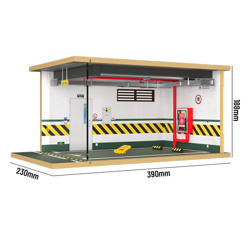 1:18 Scale Simulation Car Garage Model Solid Wood Parking Lot Model Scene Acrylic Display Box With Light Decoration Display Box
1:18 Scale Simulation Car Garage Model Solid Wood Parking Lot Model Scene Acrylic Display Box With Light Decoration Display Box