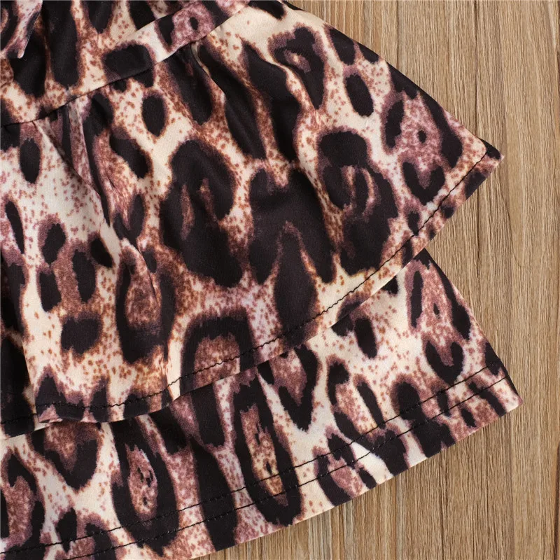 Fall Kids Girls Fashion Clothes Sets 1-6Y Solid Turtleneck Pullover Long Sleeve Knit Sweater Tops Leopard Printed Ruffles Skirts
Fall Kids Girls Fashion Clothes Sets 1-6Y Solid Turtleneck Pullover Long Sleeve Knit Sweater Tops Leopard Printed Ruffles Skirts