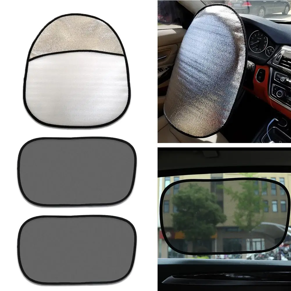 Summer Car Steering Wheel Sun Shade Cover Window Shades Pearl Cotton Steering Wheel Cover Sunscreen Insulation Mesh Sunshade
Summer Car Steering Wheel Sun Shade Cover Window Shades Pearl Cotton Steering Wheel Cover Sunscreen Insulation Mesh Sunshade