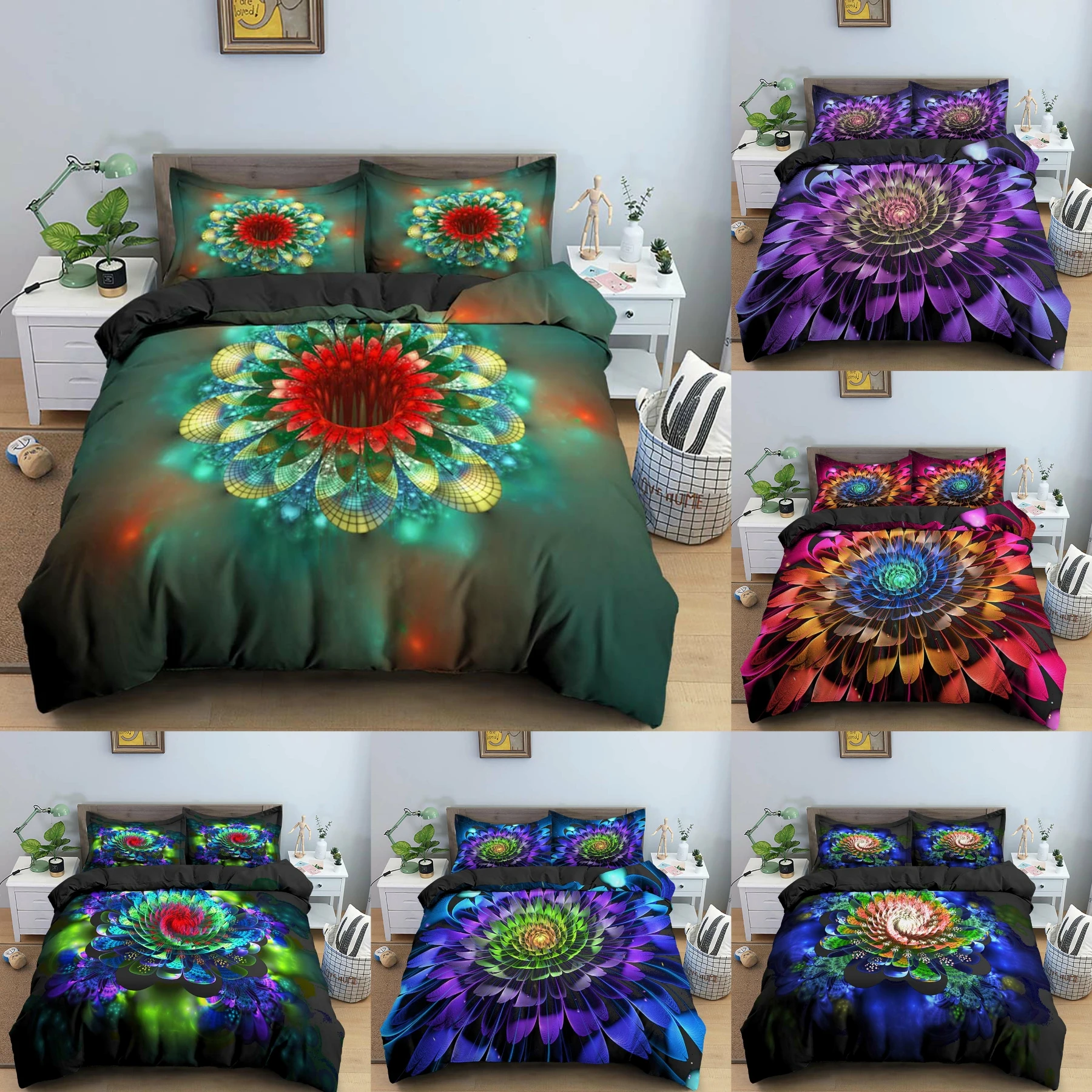 Datura Duvet Cover Bedroom Bedclothes With Pillowcase King Queen Twin Size Brushed Quilt Cover Luxury Bedclothes Home Text Set
Datura Duvet Cover Bedroom Bedclothes With Pillowcase King Queen Twin Size Brushed Quilt Cover Luxury Bedclothes Home Text Set