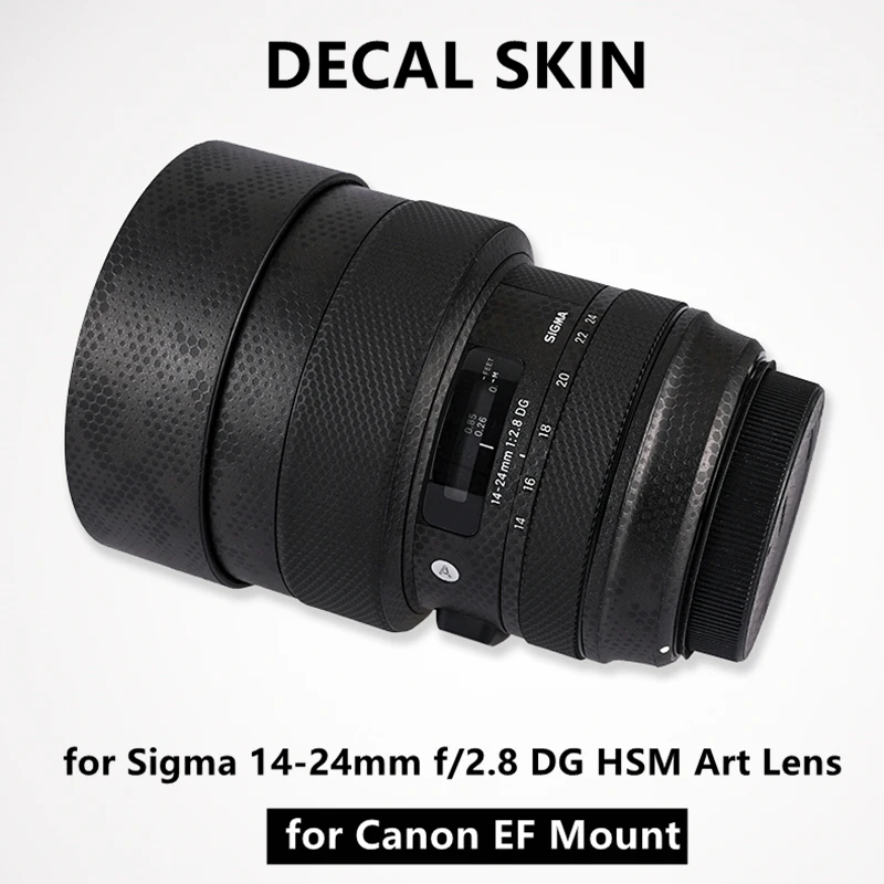Sigma 14-24 F2.8 EF Mount Lens Decal Skins for Sigma 14-24mm f/2.8 DG HSM Art Lens (for Canon EF Mount ) Protector Cover Sticker 
Sigma 14-24 F2.8 EF Mount Lens Decal Skins for Sigma 14-24mm f/2.8 DG HSM Art Lens (for Canon EF Mount ) Protector Cover Sticker