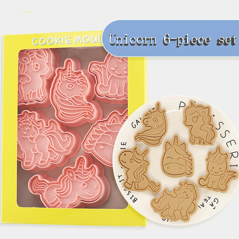 Unicorn Shape Set of Cookie Cutters 3d Cartoon Mold Plastic Pressing Fun Baking Molding Unicorn Cookie Mould
Unicorn Shape Set of Cookie Cutters 3d Cartoon Mold Plastic Pressing Fun Baking Molding Unicorn Cookie Mould