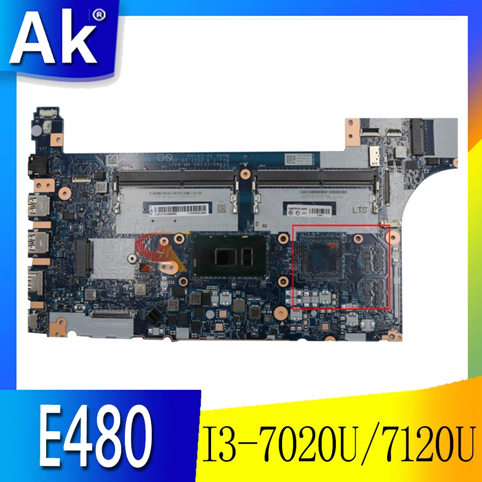 Akemy For Lenovo Thinkpad E480 E580 Notebook Motherboard EE480 EE580 NM-B421 CPU I3 7020U 7120U 100% Test Work FRU 01LW179
Akemy For Lenovo Thinkpad E480 E580 Notebook Motherboard EE480 EE580 NM-B421 CPU I3 7020U 7120U 100% Test Work FRU 01LW179