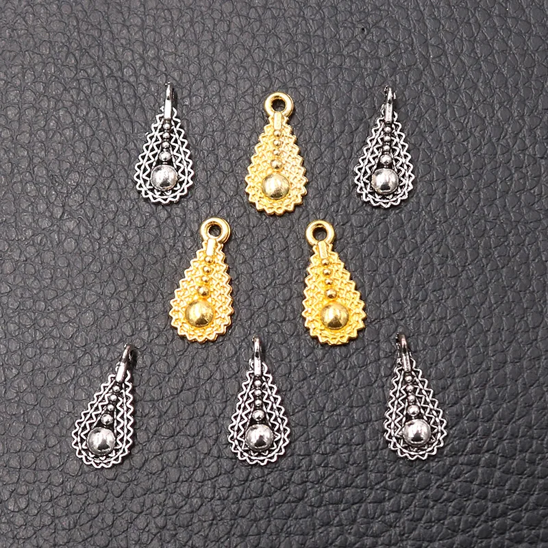 50pcs/lot Drop Shape Charm Metal Pendants Necklaces Bracelets DIY Charms for Jewelry Making Accessories 17*8mm P387
50pcs/lot Drop Shape Charm Metal Pendants Necklaces Bracelets DIY Charms for Jewelry Making Accessories 17*8mm P387