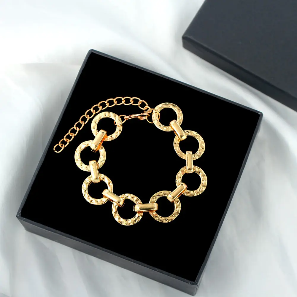 Flatfoosie Punk Curb Cuban Chain Bracelets for Women Men Gold Color Metal Round Geometric Chunky Bracelet Bangle Fashion Jewelry
Flatfoosie Punk Curb Cuban Chain Bracelets for Women Men Gold Color Metal Round Geometric Chunky Bracelet Bangle Fashion Jewelry