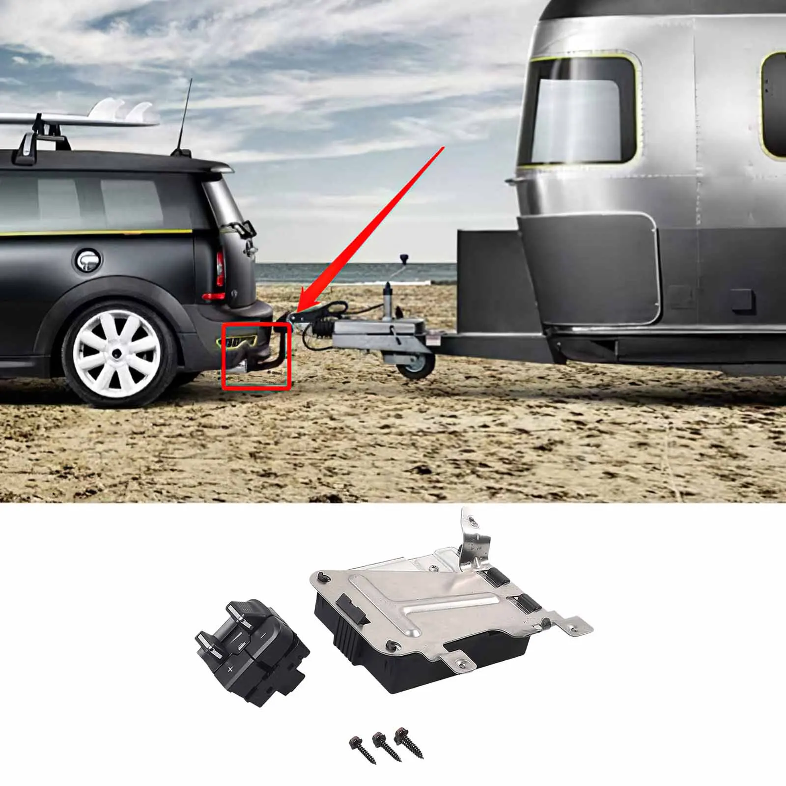 Easy Integrated Trailer Brake Controller Trailer Control Module for Ram 1500 2500 3500 4500 5500 16~18 & 1500 Classic 19~20
Easy Integrated Trailer Brake Controller Trailer Control Module for Ram 1500 2500 3500 4500 5500 16~18 & 1500 Classic 19~20