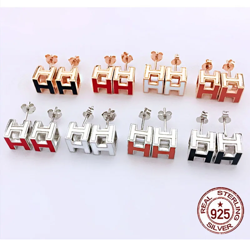 S925 S925 sterling silver earrings simple H earrings square simple hypoallergenic drip rose gold square h earrings
S925 S925 sterling silver earrings simple H earrings square simple hypoallergenic drip rose gold square h earrings