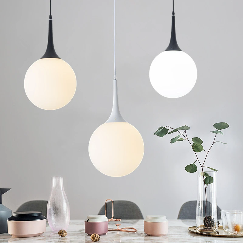 Modern White Glass Ball Chandelier Lights Loft LED Hanging Lamp for Living Room Lighting Home Black White Chandeliers Fixtures
Modern White Glass Ball Chandelier Lights Loft LED Hanging Lamp for Living Room Lighting Home Black White Chandeliers Fixtures