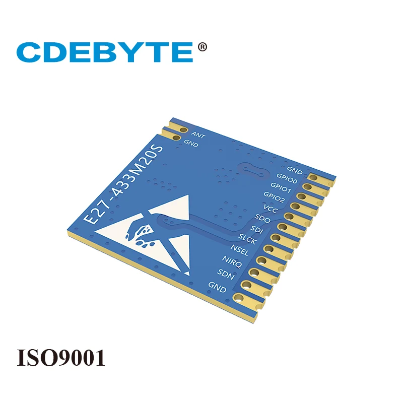 E27-433M20S SI4432 433MHz 20dBm SPI SMD Wireless Transceiver RF Module Stamp Hole Antenna CDEBYTE
E27-433M20S SI4432 433MHz 20dBm SPI SMD Wireless Transceiver RF Module Stamp Hole Antenna CDEBYTE