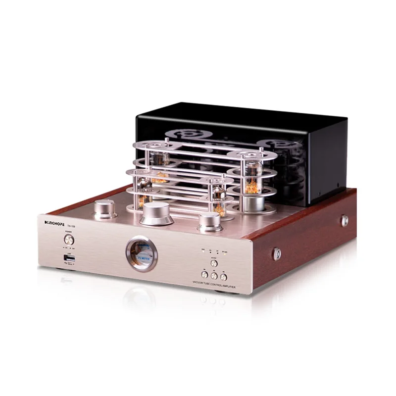 KINGHOPE TH-109 fever hifi tube amplifier, USB Bluetooth lossless amplifier, output power: 100W*2, frequency response: 20-20kHz
KINGHOPE TH-109 fever hifi tube amplifier, USB Bluetooth lossless amplifier, output power: 100W*2, frequency response: 20-20kHz