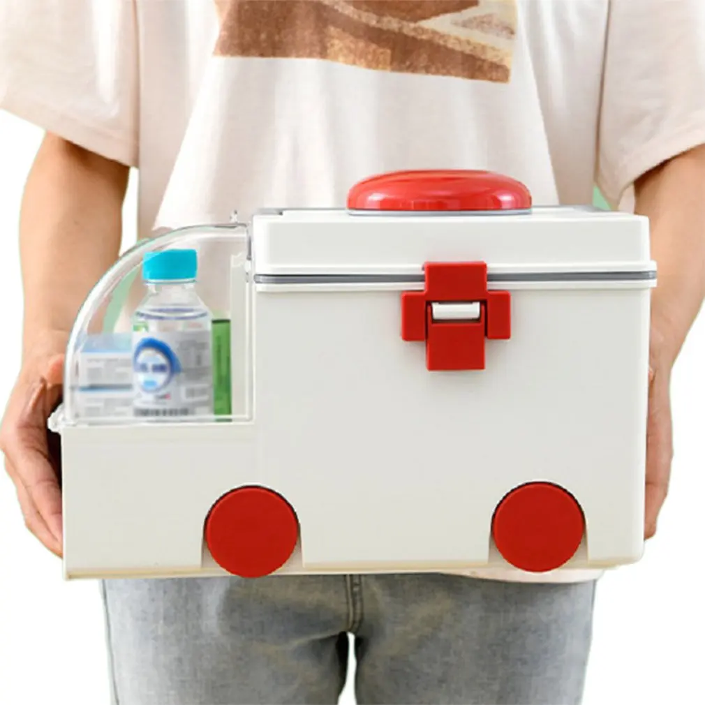 

Medicine First Aid Home Storage Box Portable Medical Box Large Ambulance Large Capacity Outdoor Medicine Box