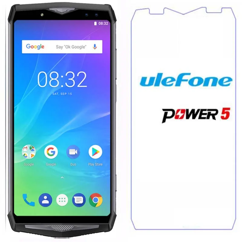 Закаленное стекло для Ulefone Power 5/6 "POWER 5 9H 2.5D защитная пленка взрывозащищенное