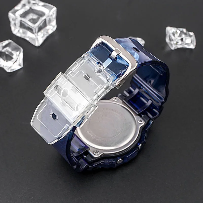 For G-Shock ice tough strap Case for dw5600 transparent small square modified accessories for 5610 replace wand clasp
For G-Shock ice tough strap Case for dw5600 transparent small square modified accessories for 5610 replace wand clasp