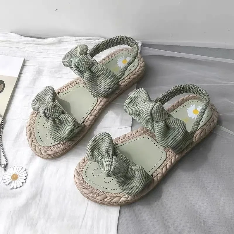 Summer New Style Bowknot Women Sandals Korean Campus Style Cute All-match Beach Sandals Outdoor Comfortable Ladies Roman Shoes
Summer New Style Bowknot Women Sandals Korean Campus Style Cute All-match Beach Sandals Outdoor Comfortable Ladies Roman Shoes