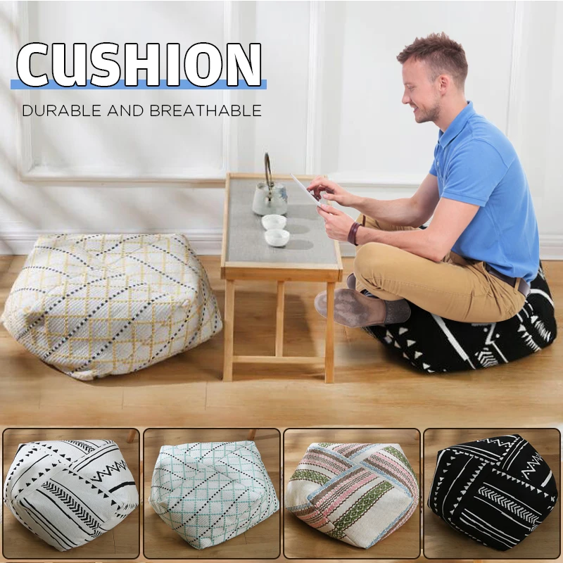 Japanese Style Meditation Cushion Yoga Mat Tatami Futon Stuffed Floor Cushion Pouf Nordic Home Decor Ottoman With Fillings
Japanese Style Meditation Cushion Yoga Mat Tatami Futon Stuffed Floor Cushion Pouf Nordic Home Decor Ottoman With Fillings