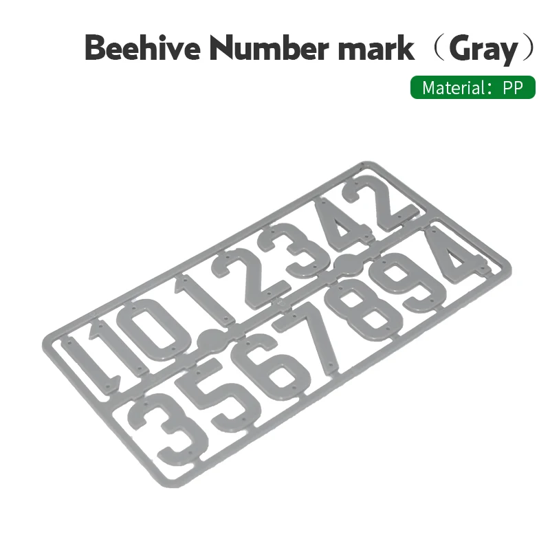 Фото 2 шт./упак. пластиковый улей цифровая карточка с номером чехол для пчелы рамка(China)