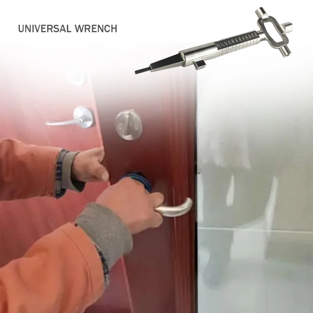 FURONGHUA Lock Body Square Rod Sliding Rod Measurement Repair Wrench Universal Wrench Locksmith Repair Tool
FURONGHUA Lock Body Square Rod Sliding Rod Measurement Repair Wrench Universal Wrench Locksmith Repair Tool