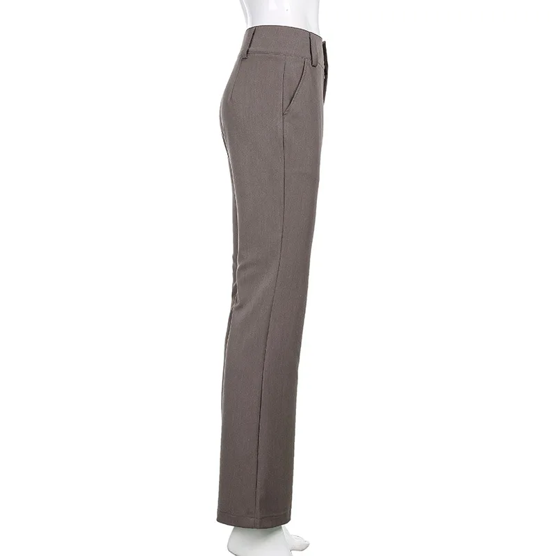 Autumn and winter new fashion women's trousers low waist micro-flared casual pants trousers Slim low waist retro Y2K 90s
Autumn and winter new fashion women's trousers low waist micro-flared casual pants trousers Slim low waist retro Y2K 90s