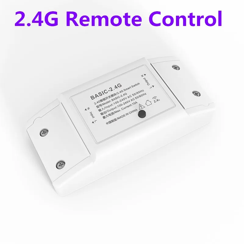 BASIC-2.4G умный выключатель цепи модуль умный дом RM 100-240 В переменного тока модуля Bluetooth протокол приложение eWeLink Rrmote Управление
BASIC-2.4G умный выключатель цепи модуль умный дом RM 100-240 В переменного тока модуля Bluetooth протокол приложение eWeLink Rrmote Управление