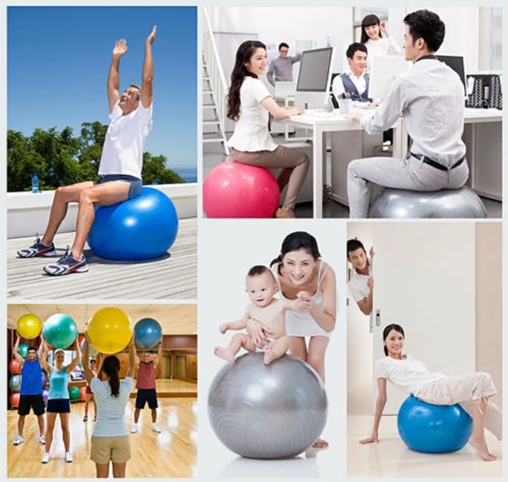 Training Yoga Ball Yoga Exercise Ball Gym Pilates Balance Exercising Fitness Air Pump Anti-Burst Workout Massage Ball
Training Yoga Ball Yoga Exercise Ball Gym Pilates Balance Exercising Fitness Air Pump Anti-Burst Workout Massage Ball