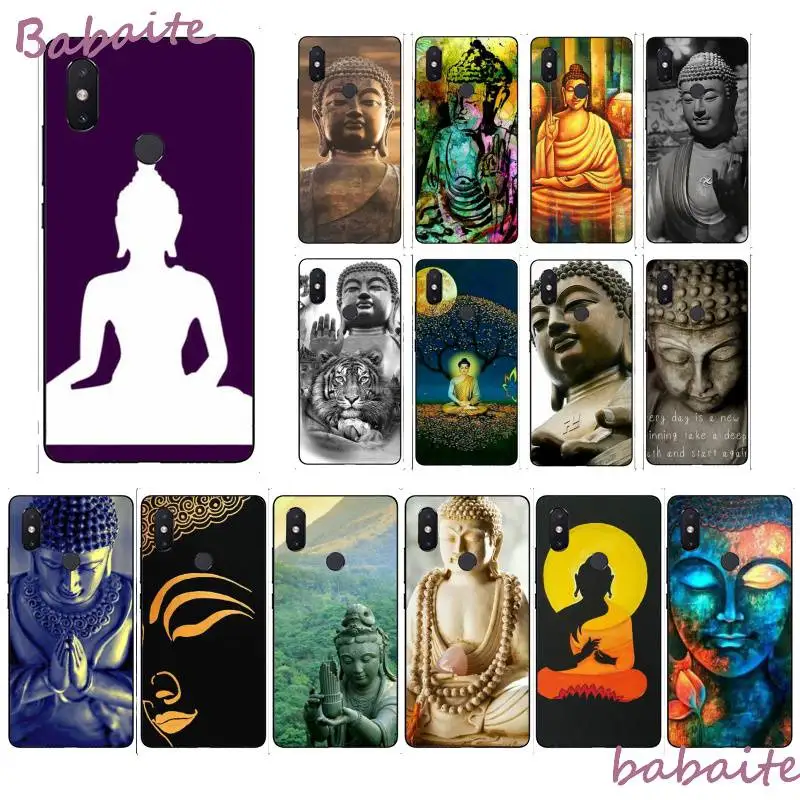 Корпус Корпуса Телефона Babaite Buddha Budha для мобильных телефонов XiaoMi MI mix2s max2 3 A1 5 NOTE 2