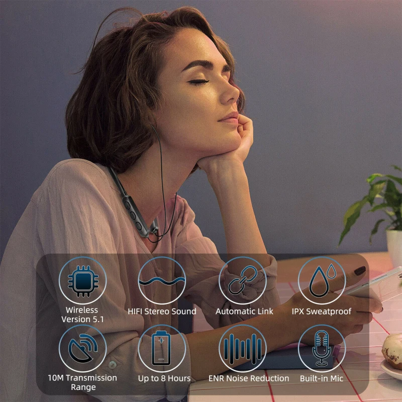 BT-71 Wireless Sports Headphone Earbuds Bluetooth headset Neck Hanging For Samsung Galaxy S21 Ultra S20 FE Note 10 Earphone
BT-71 Wireless Sports Headphone Earbuds Bluetooth headset Neck Hanging For Samsung Galaxy S21 Ultra S20 FE Note 10 Earphone