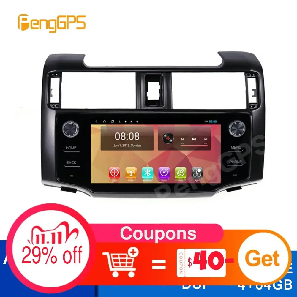 4G+64G 2 Din Stereo Android 9.0 for Toyota 4 Runner 2009+ GPS Navigation Car CD DVD Player Radio Multimedia 4K 1080P Headunit
4G+64G 2 Din Stereo Android 9.0 for Toyota 4 Runner 2009+ GPS Navigation Car CD DVD Player Radio Multimedia 4K 1080P Headunit
