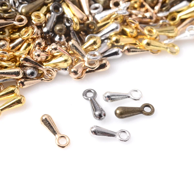 300Pcs Golden Silver Color Water Drop End Beads 6x3mm For New Extender Chain Pendant DIY Jewelry Findings Accessories Making
300Pcs Golden Silver Color Water Drop End Beads 6x3mm For New Extender Chain Pendant DIY Jewelry Findings Accessories Making