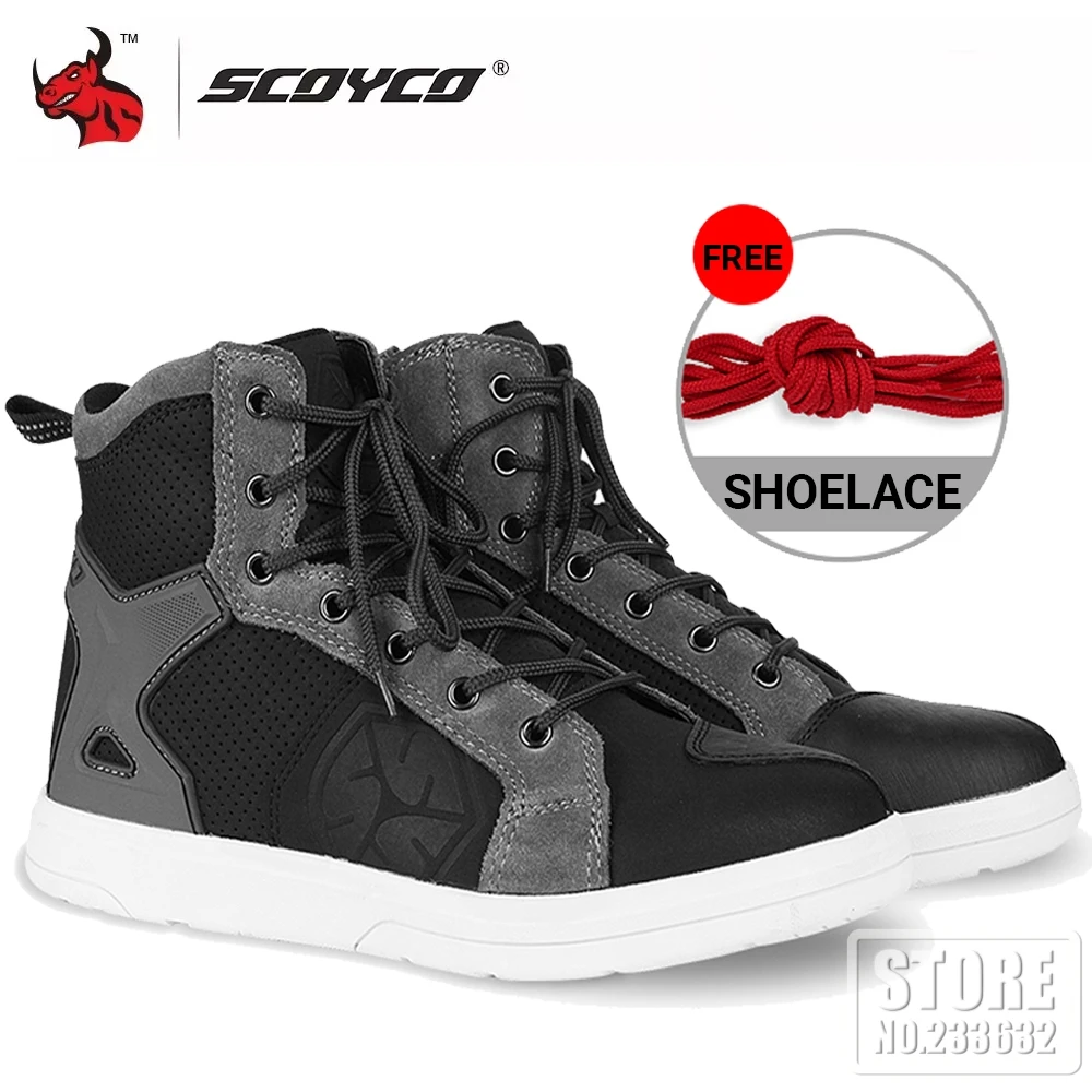 SCOYCO Men's Motorcycle Shoes Four Seasons Motorbike Gear Shift Breatheable Anti-fall Rider Road Racing Casual Shoes Boots
SCOYCO Men's Motorcycle Shoes Four Seasons Motorbike Gear Shift Breatheable Anti-fall Rider Road Racing Casual Shoes Boots
