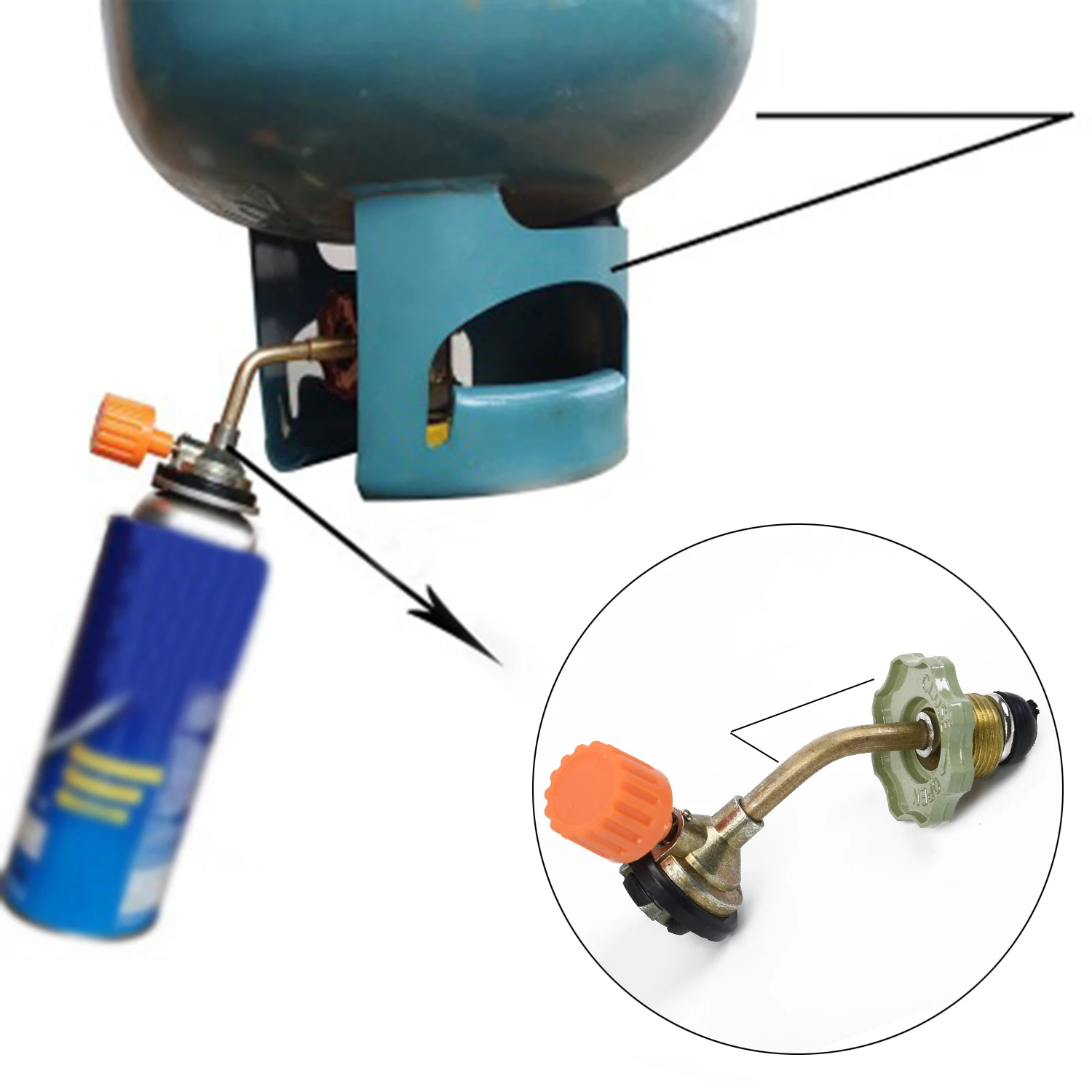 Gas Butane Cylinder Tank Refill Connector Adapter Valve For Outdoor Camping Refillable Adapter 11.5*11CM Cookware Cooking Tool
Gas Butane Cylinder Tank Refill Connector Adapter Valve For Outdoor Camping Refillable Adapter 11.5*11CM Cookware Cooking Tool