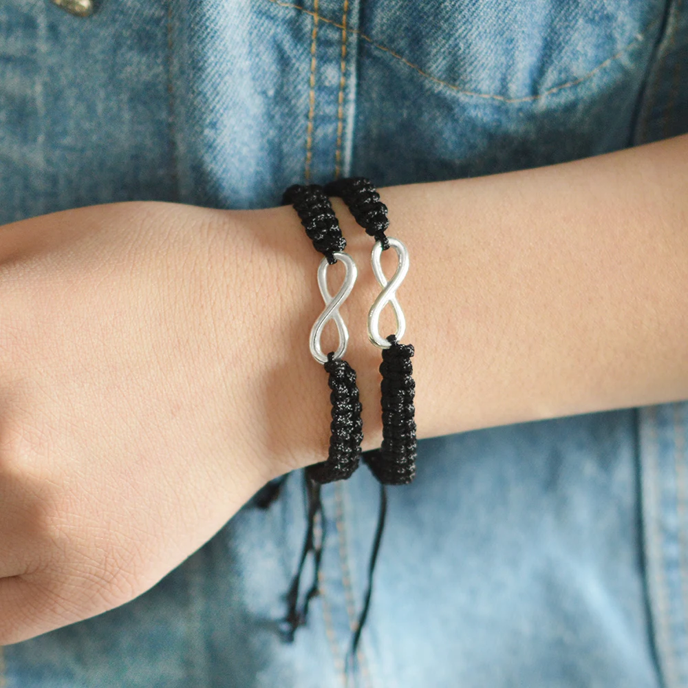 2pcs Creative Personality Hand-knitted Rope Figure Alloy Pendant Bracelet Bracelet Set Friendship Bracelet Couple Bracelet Set
2pcs Creative Personality Hand-knitted Rope Figure Alloy Pendant Bracelet Bracelet Set Friendship Bracelet Couple Bracelet Set