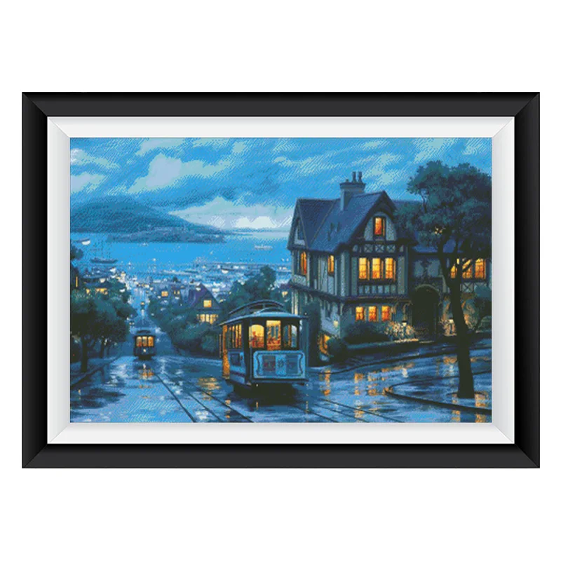 Midnight Street Scenery наборы узоров для вышивки крестиком 11CT 14CT Рукоделие Настенные украшения для дома
Midnight Street Scenery наборы узоров для вышивки крестиком 11CT 14CT Рукоделие Настенные украшения для дома